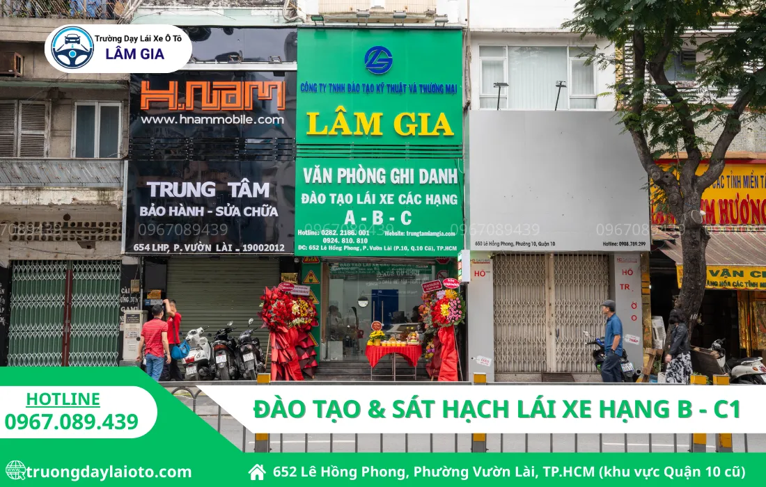 Trường Dạy Lái Xe Ô Tô Lâm Gia các hạng bằng B - hạng C1 trường dạy lái xe ô tô Lâm Gia