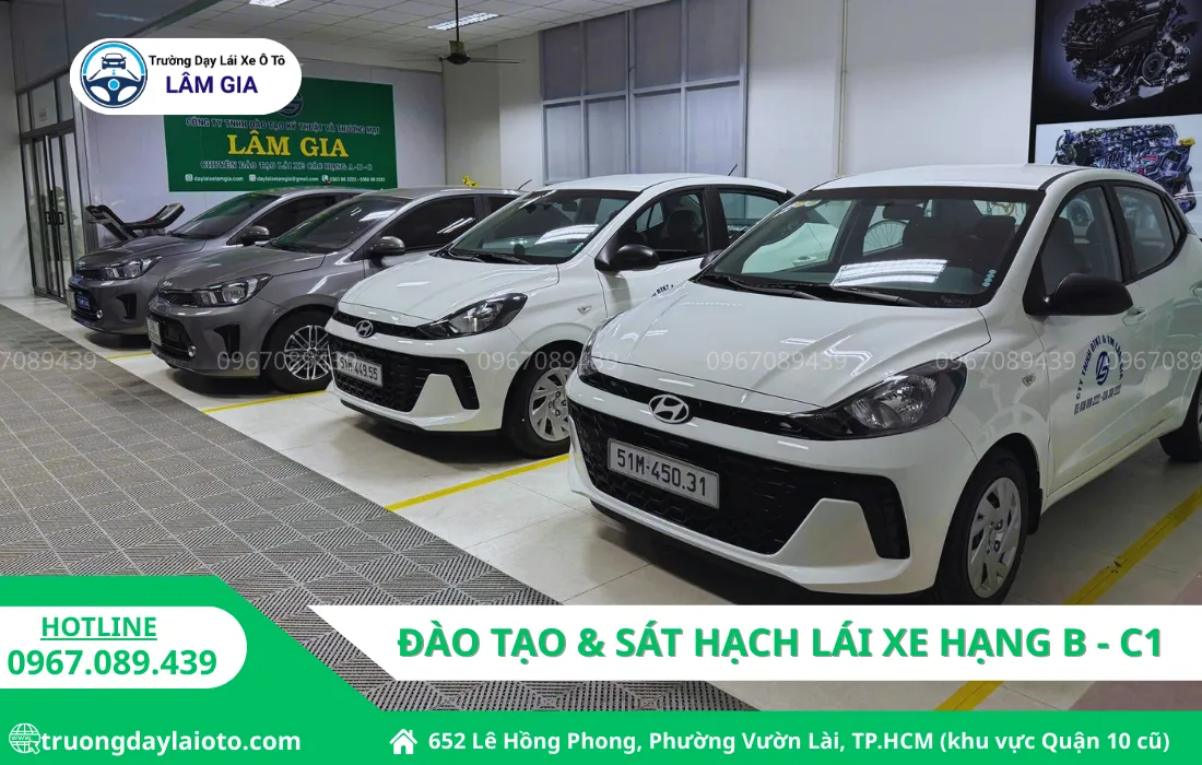 Trường Dạy Lái Xe Ô Tô Lâm Gia các hạng bằng B - hạng C1 trường dạy lái xe ô tô Lâm Gia hạng B-C1