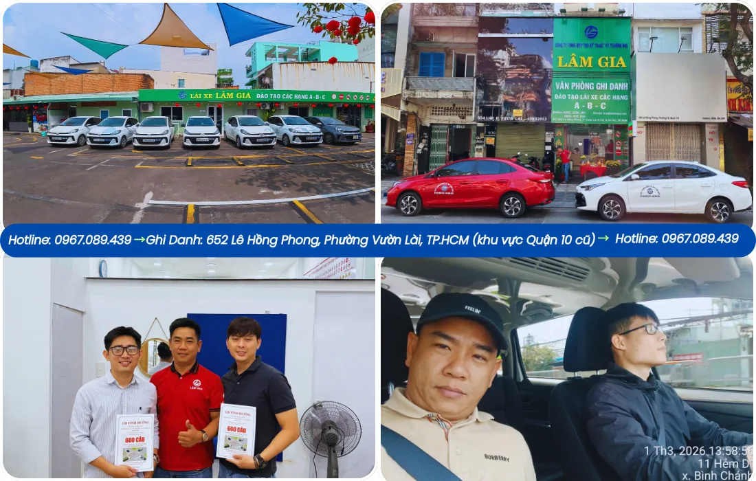 HỌC BẰNG LÁI XE TẢI C1 khóa học thi bằng lái xe tải c1 tphcm- trường dạy lái ô tô Lâm Gia | HỌC PHÍ 22.905.000đ
