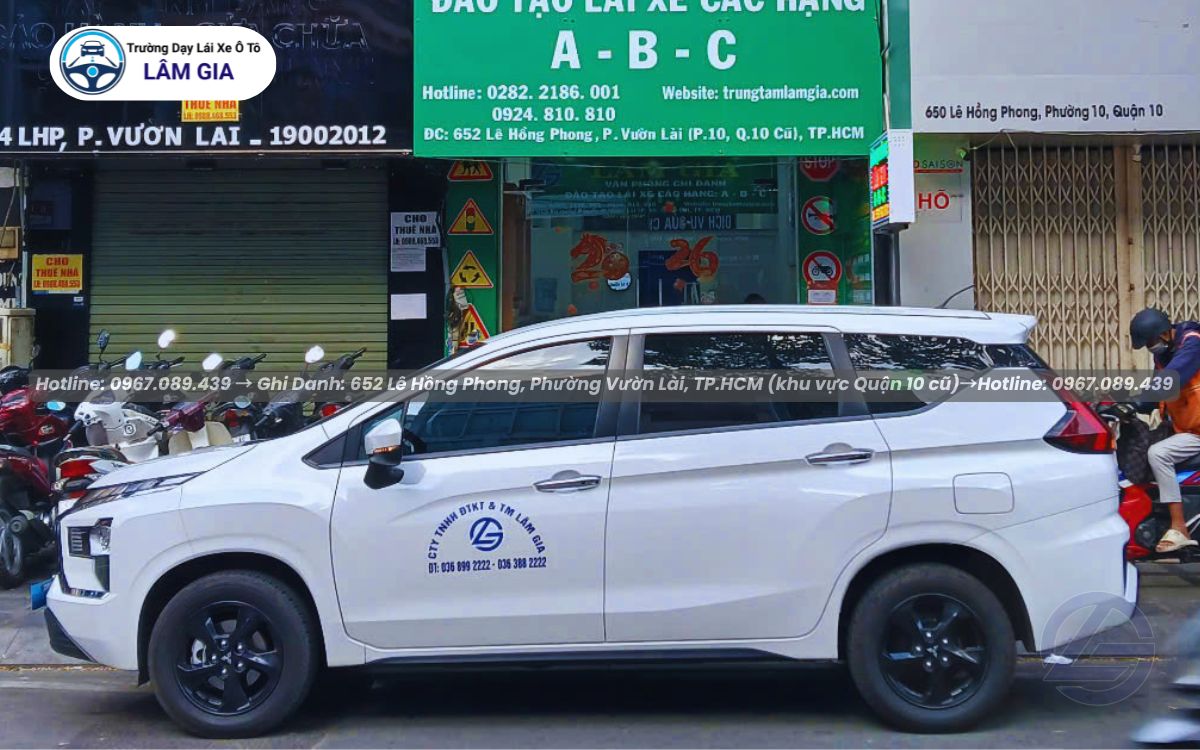 học lái ô tô tại trường dạy lái ô tô Lâm Gia