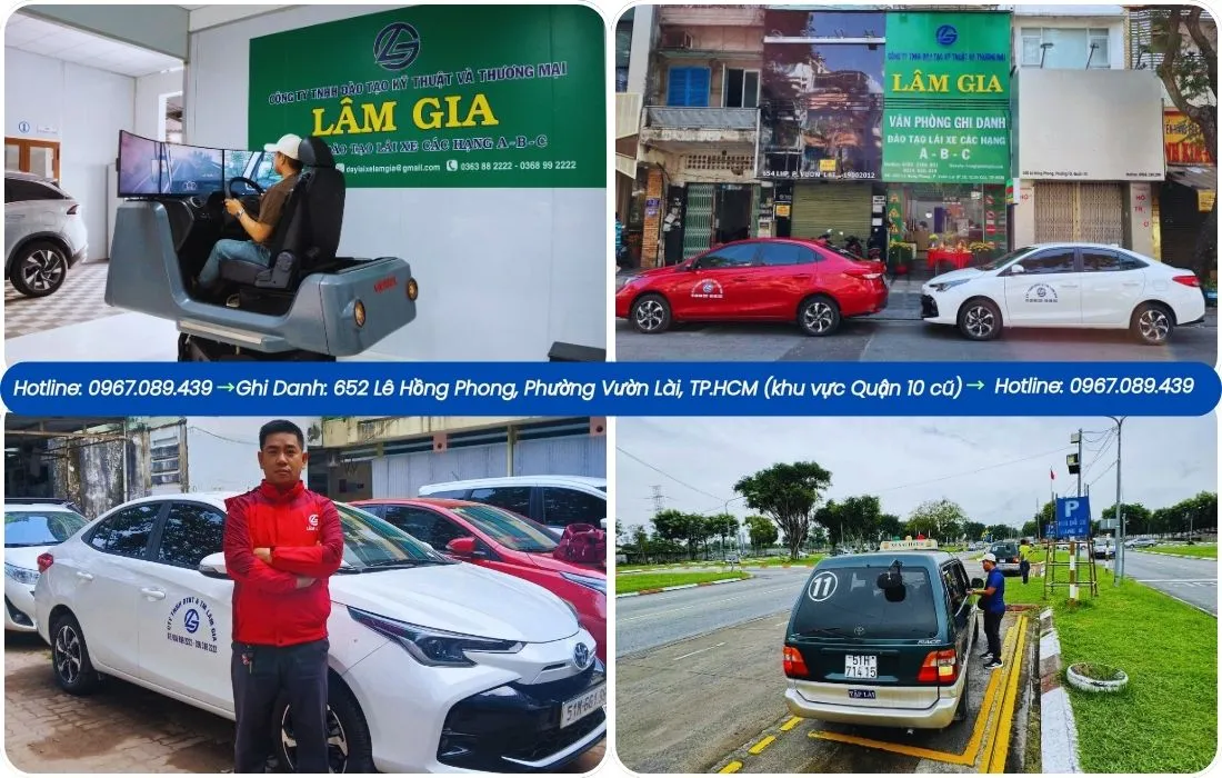đăng ký học bằng lái xe b2 số sàn trường dạy lái ô tô lâm gia| HỌC PHÍ 20.305.000Đ