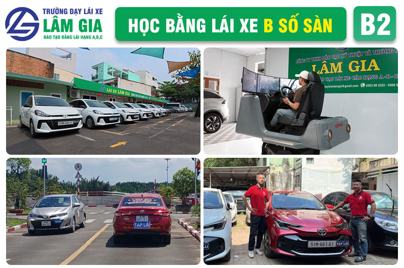 Học Bằng Lái Xe B2 Số Sàn
