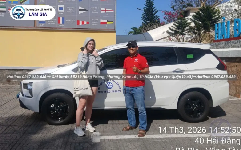 thuê xe tập lái đường dài tphcm