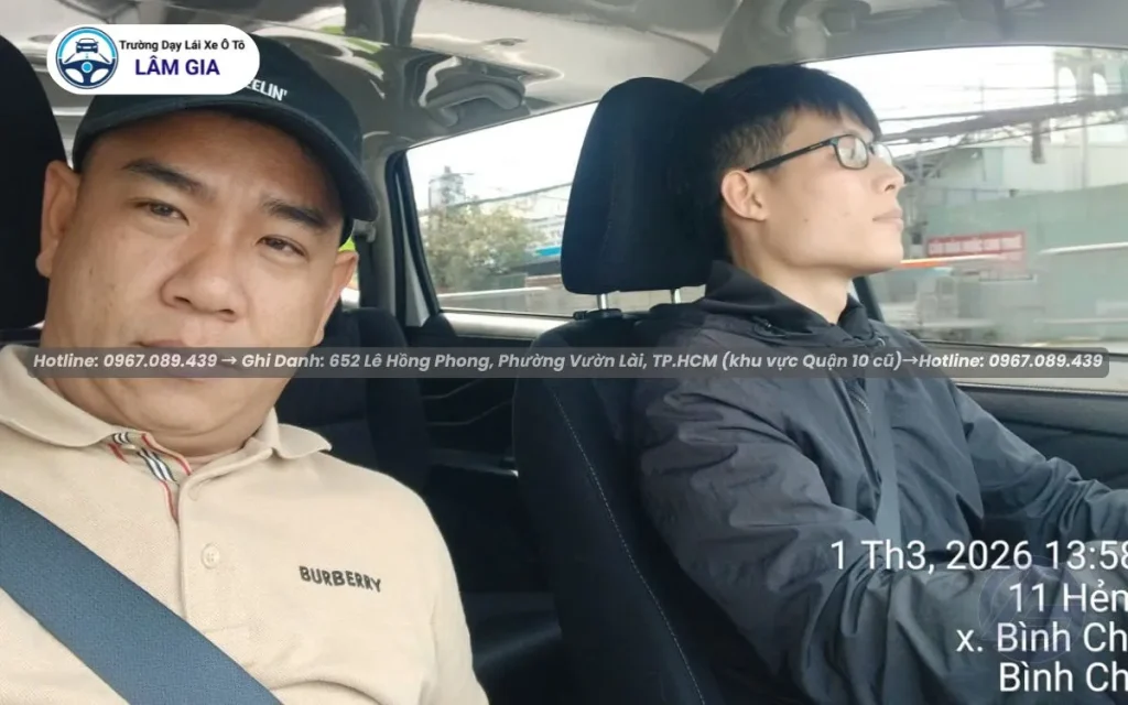 thuê xe tập lái đường dài tphcm