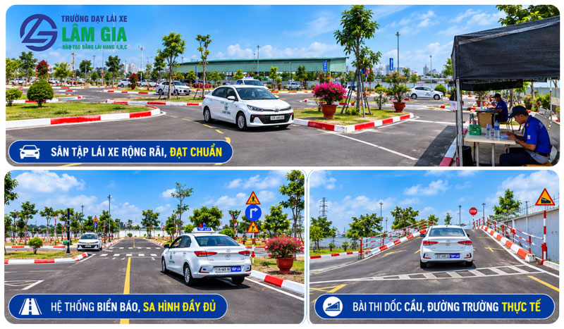 Sân tập lái xe Lâm Gia Hồ Chí Minh