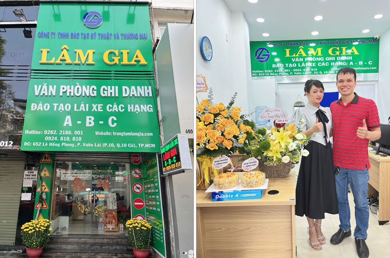 Văn phòng học lái xe lâm gia